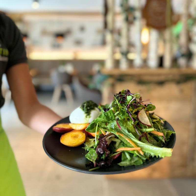 Mittagessen im Hofcafé